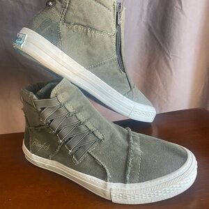 Blowfish Malibu Gray High-Top Sneakers 7.5